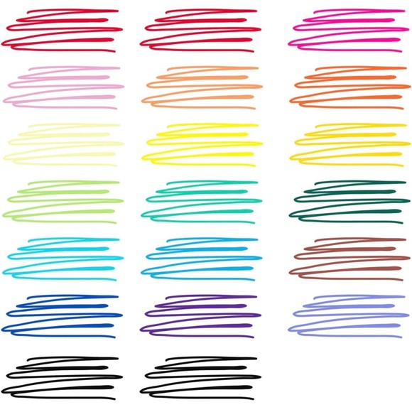 TULIP 20 pcs fine tip permanent fabric markers - Picture 10 of 13